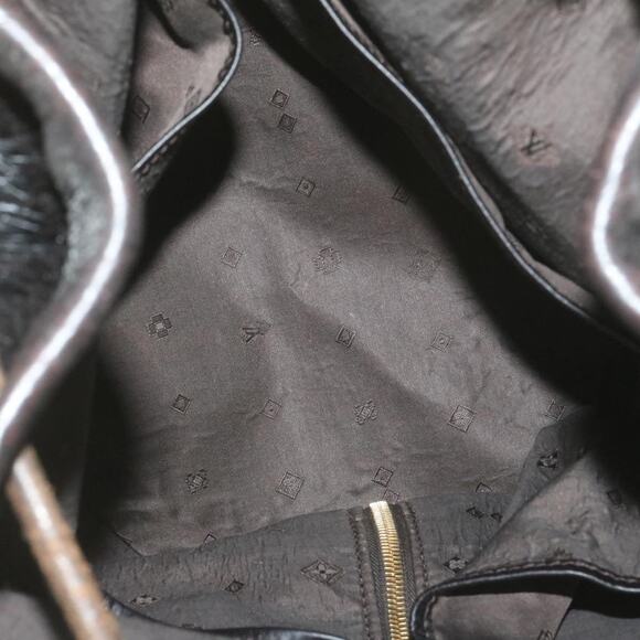 LOUIS VUITTON V Line Shoulder Bag Fur Black - Picture 14 of 16